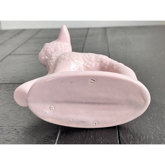 Haeger Pottery Pink baby Lamb Planter Mid Century Vintage Nursey Decor Baby Room - Picture 10 of 10